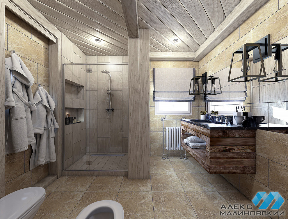 Душевая, вариант 1, вид 1