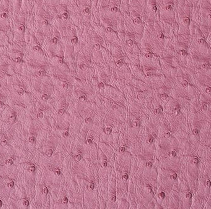 Emu Ostrich Upholstery Faux Leather, Pink, 30 Yards