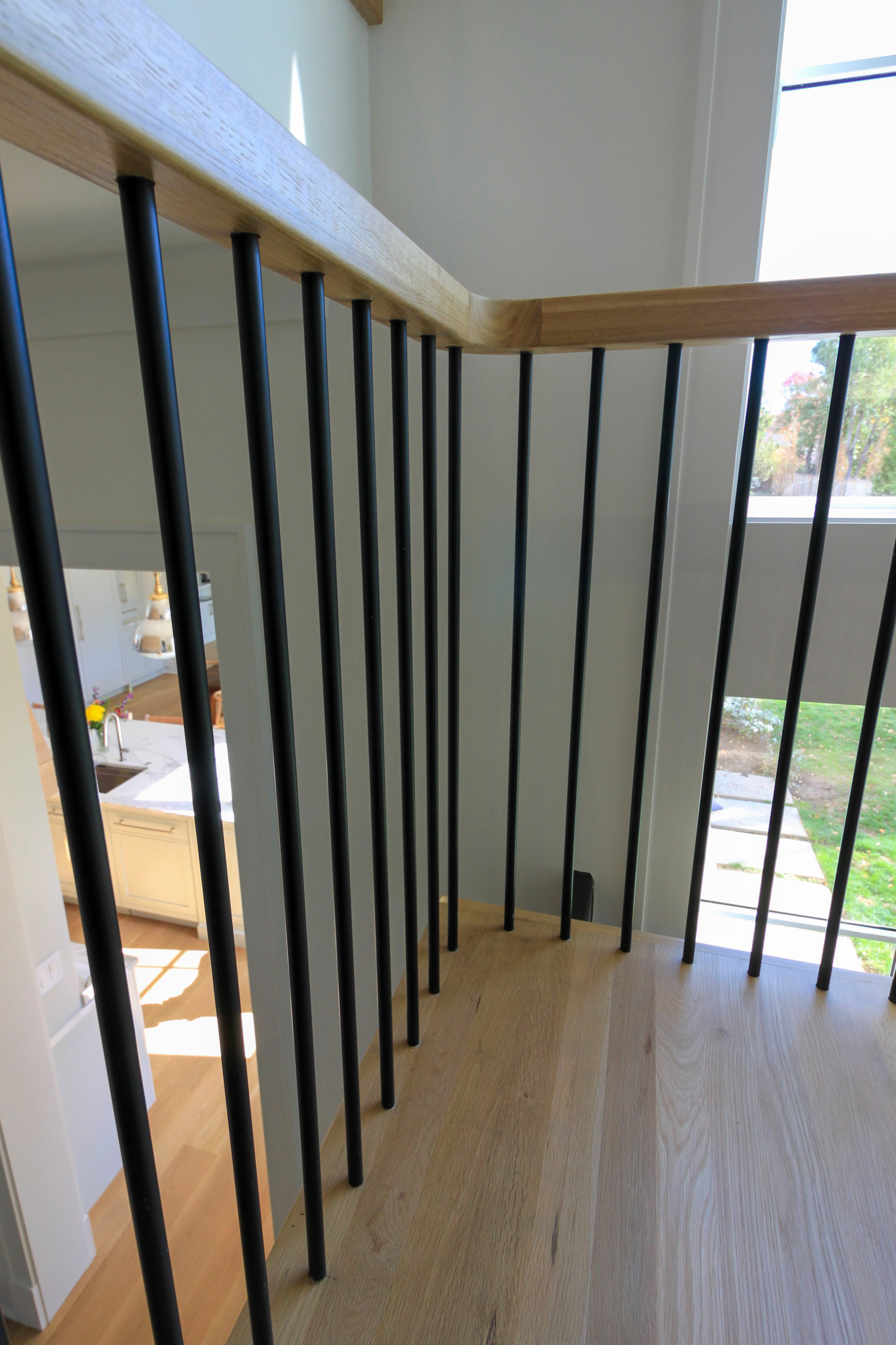 96_Dramatic cantilevered no-riser staircase, Bethesda, MD 20814