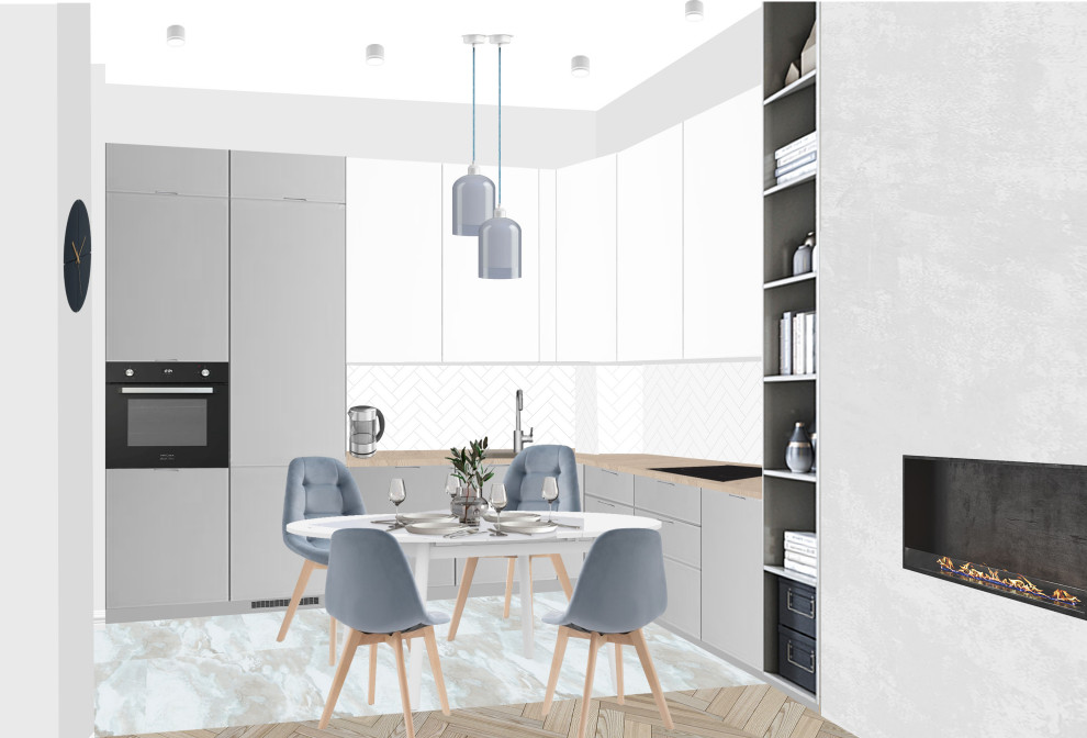 Дизайн-проект квартиры ЖК "Скандинавия"