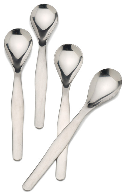 RSVP Endurance Stainless Steel Egg Spoon, Set of 4
