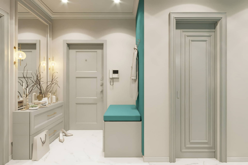 Дизайн и ремонт квартиры в ЖК «Грин Парк» — Бирюзовое настроение