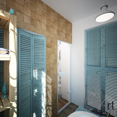 Санузел для комнаты отдыха у моря