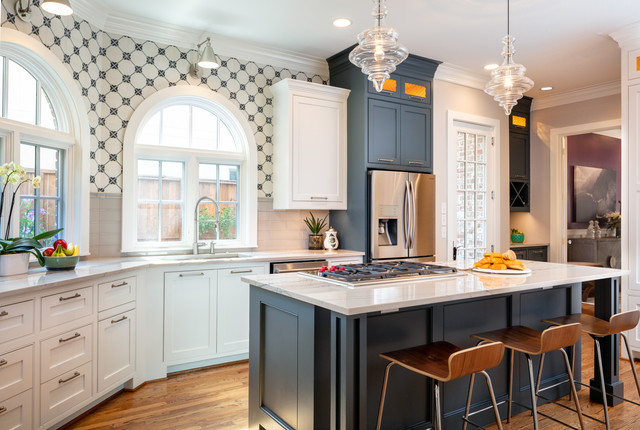 Distinctive Hues transitional-kitchen