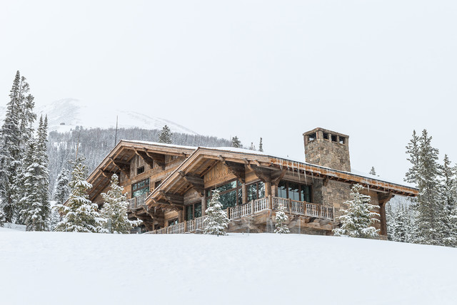 Chalet YCMT rustico-fachada