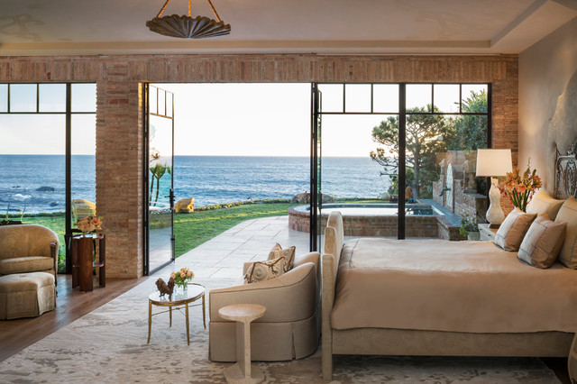 Newport Beach mediterran-schlafzimmer