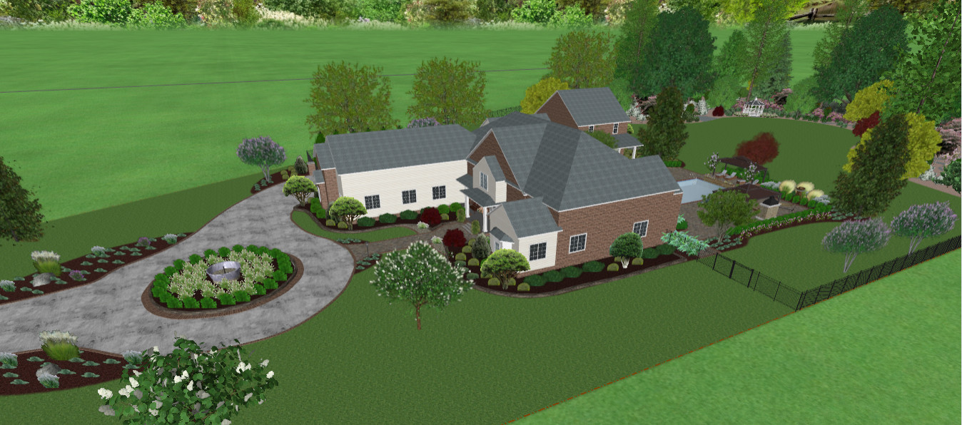 3D Site Plan Rendering