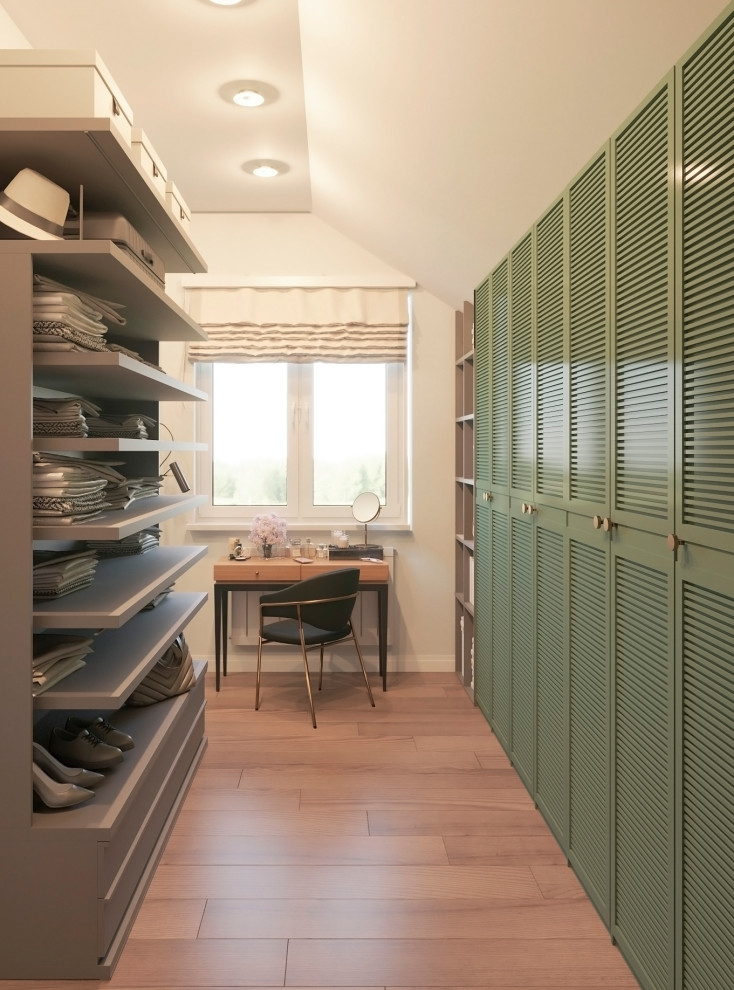 Проект спальни с выделенной гардеробной