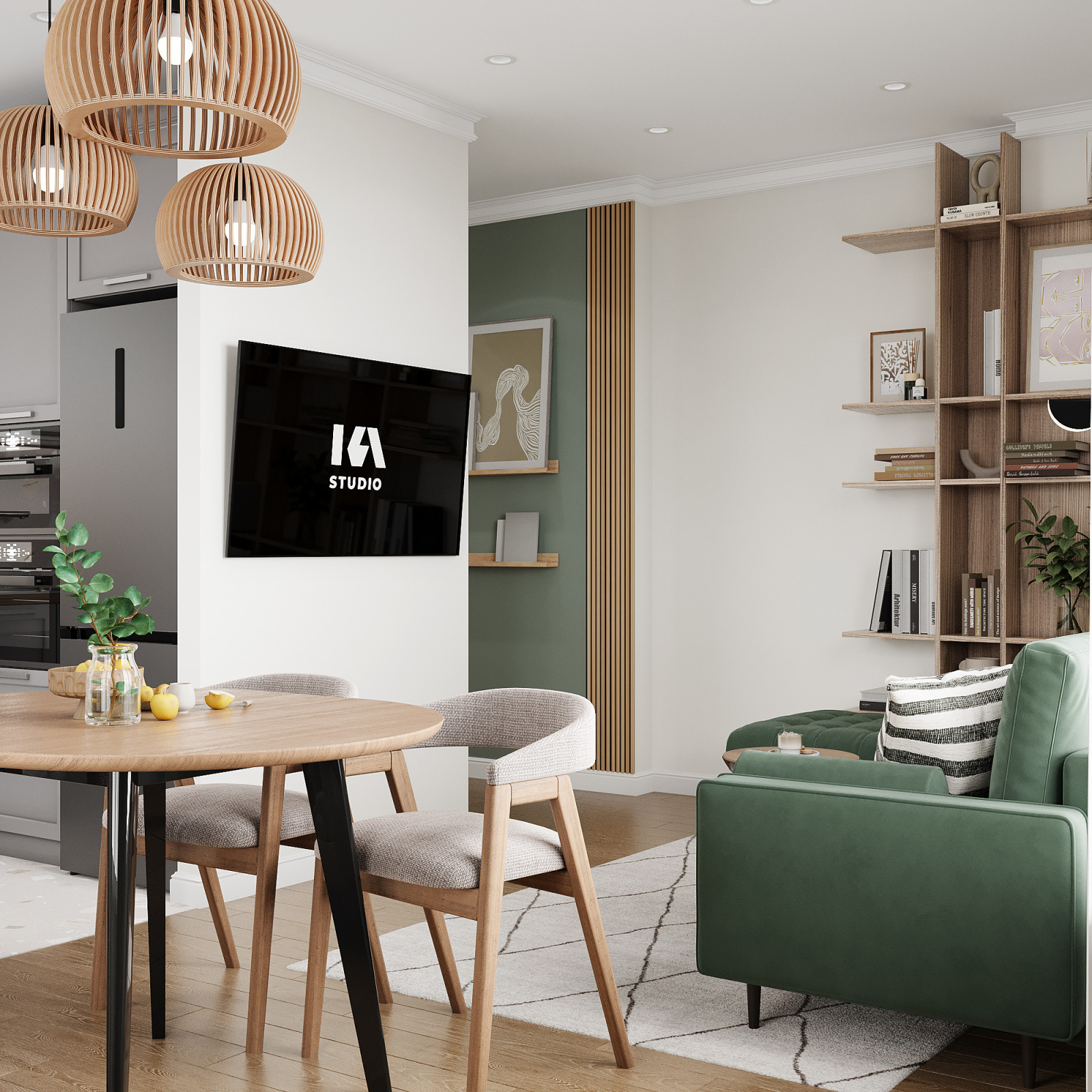 Дизайн квартиры в скандинавском стиле