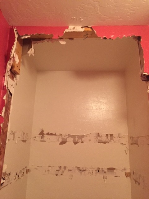 Laundry Room Made NEW "BEFORE"