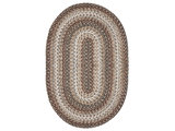 Homespice Decor - 27 x 45 Oval Flint Hill Jute Braided Rug