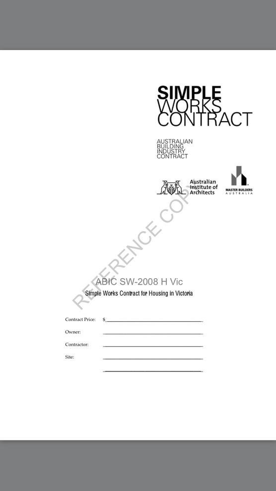 Simple Works Contract Houzz AU