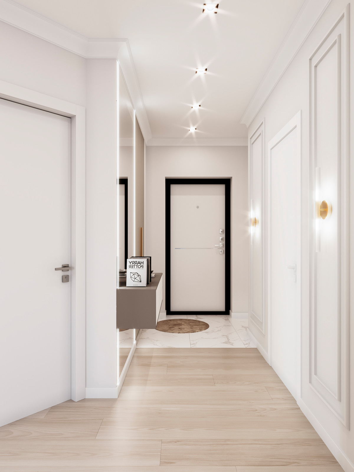 ДИЗАЙН ПРОЕКТ КВАРТИРЫ S=56,07 КВ.М.