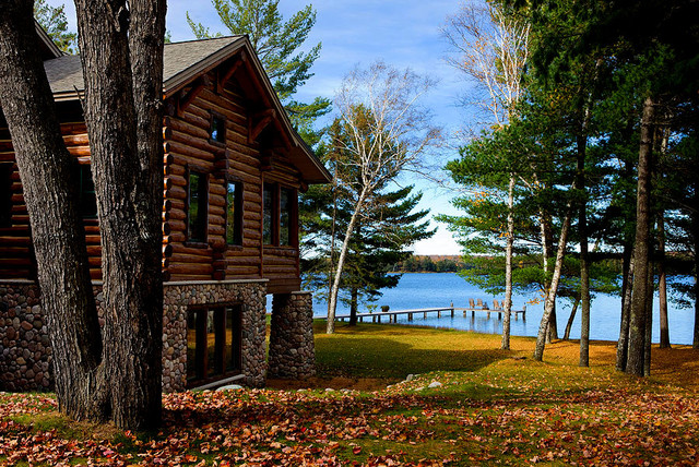 LUXURY LOG COMPOUND rustic-exterior