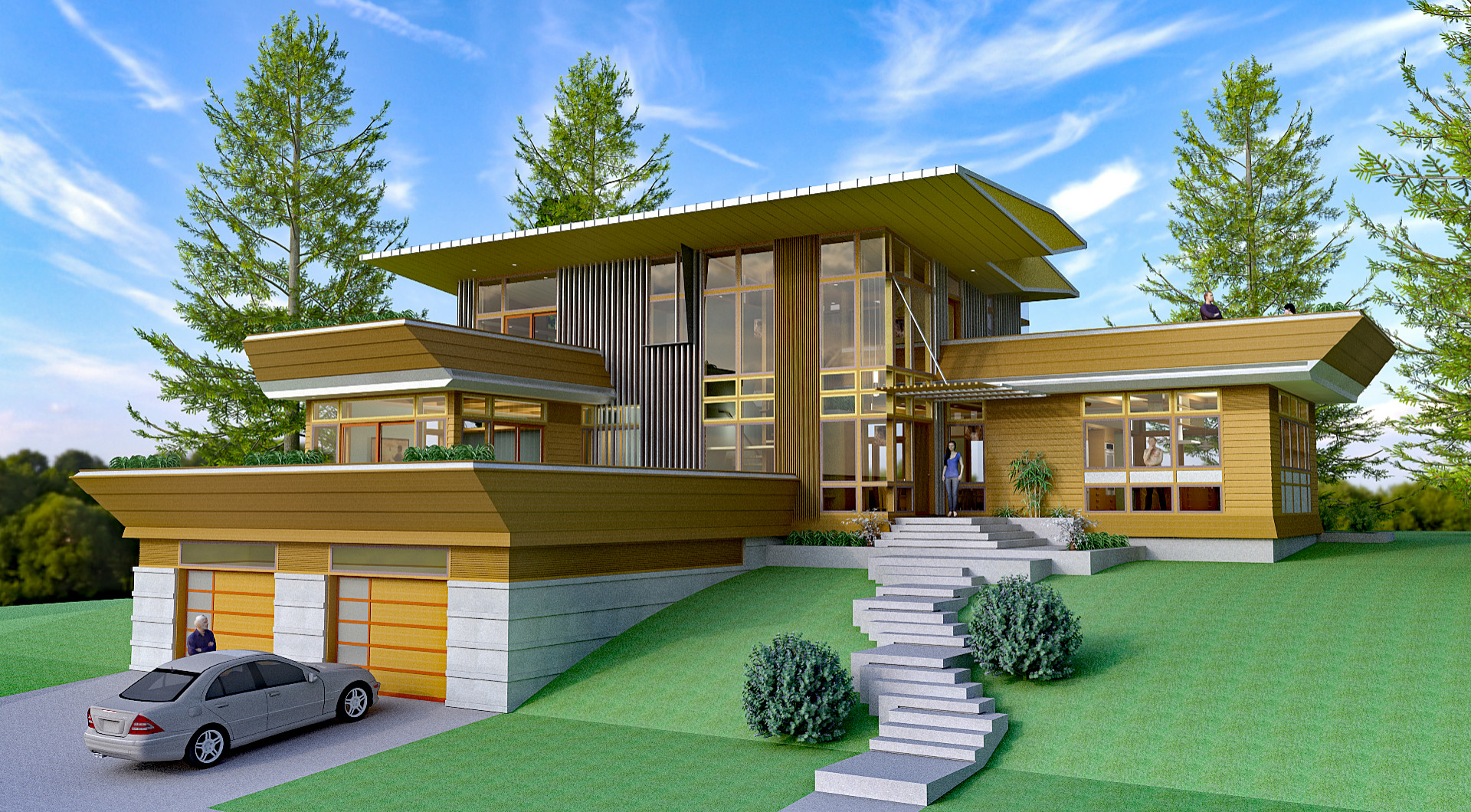 'Shooting Stars' Unbuilt Projects: The Eder Residence
