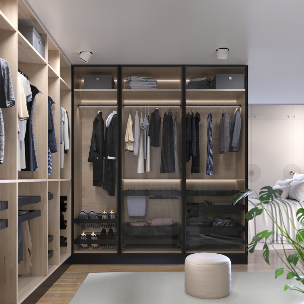 Современная гардеробная с наполнением IPNOS