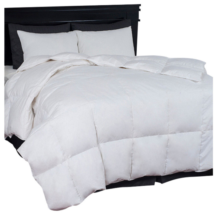 Lavish Home 100% Cotton Feather Down Bedding Comforter - Twin