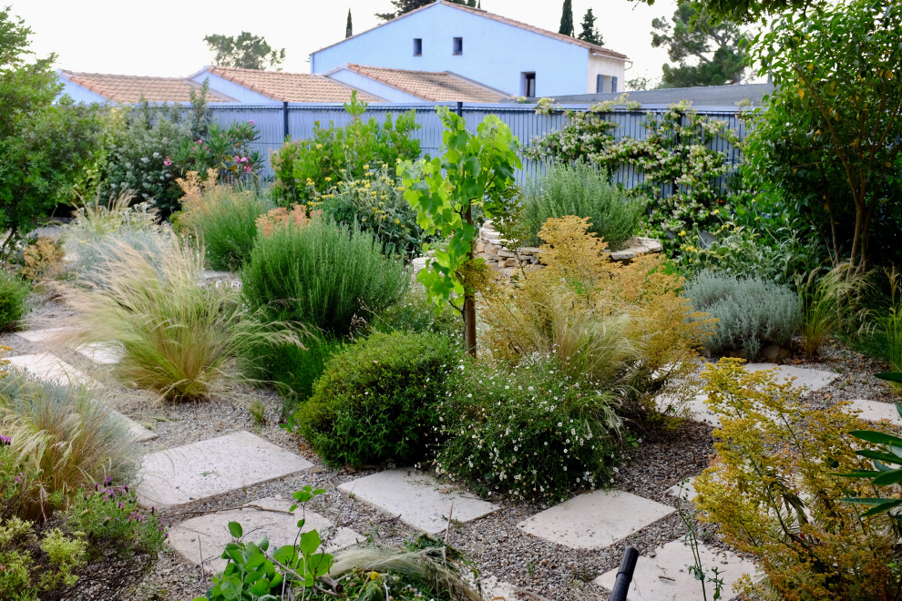 Petit jardin exotique avec mini-piscine