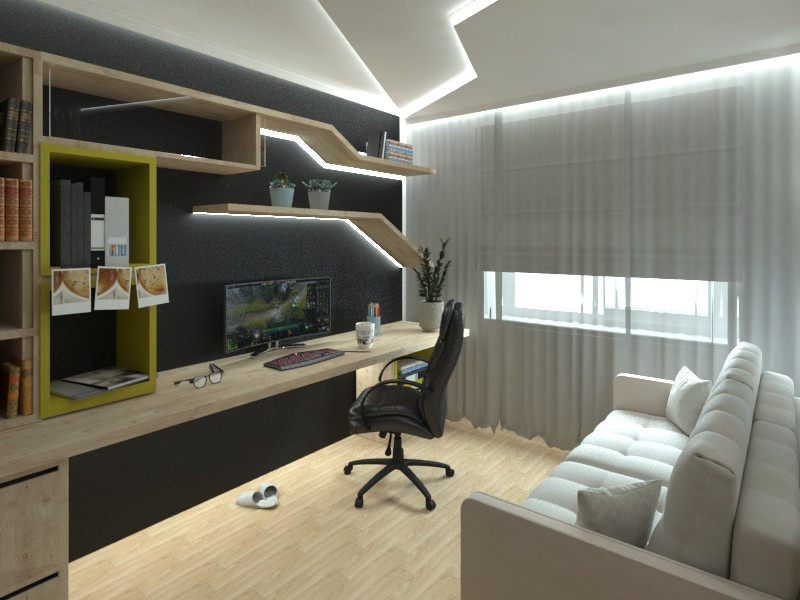 Рабочий кабинет для мужчины