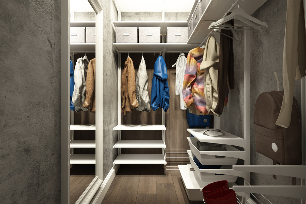 Лофт с красными акцентами