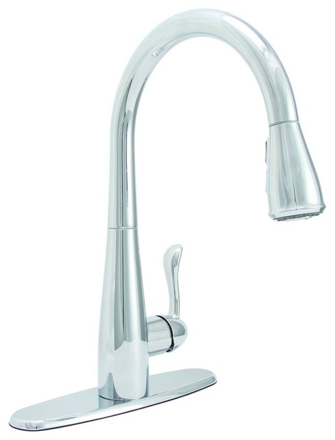 Premier Sanibel Single Handle Kitchen Faucet With Pull Out Spray