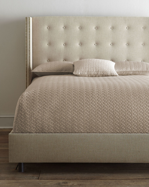 "Parlin" Tufted Wing Bed