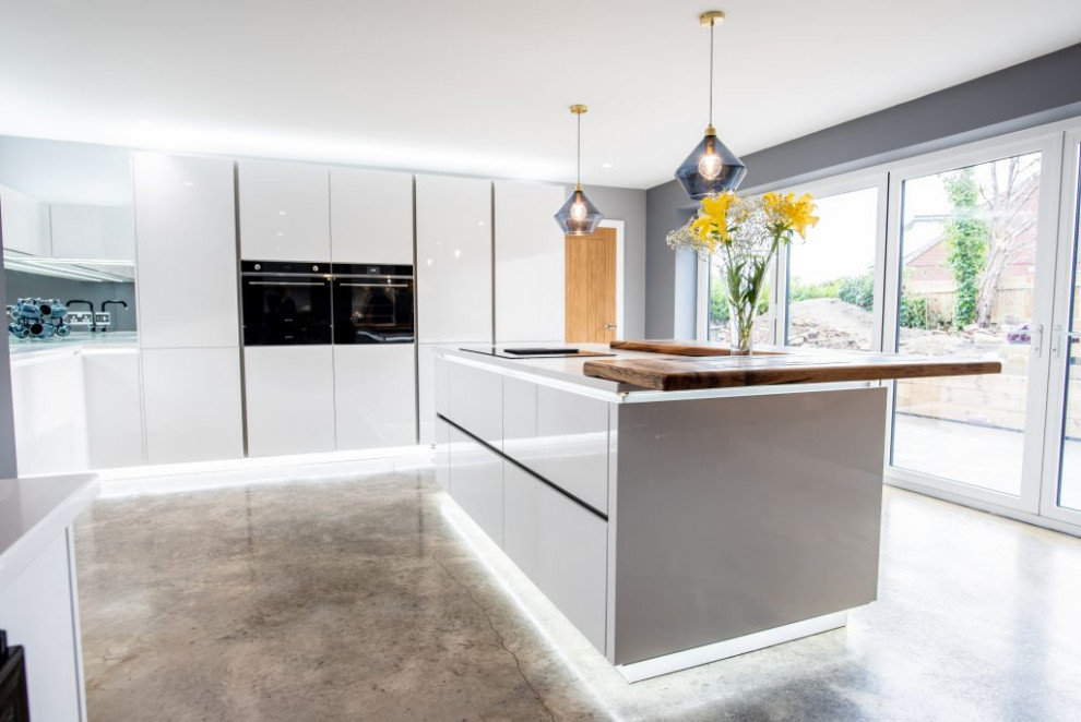 Nobilia Line N Flash in White High-Gloss - Modern - Kitchen - Other ...