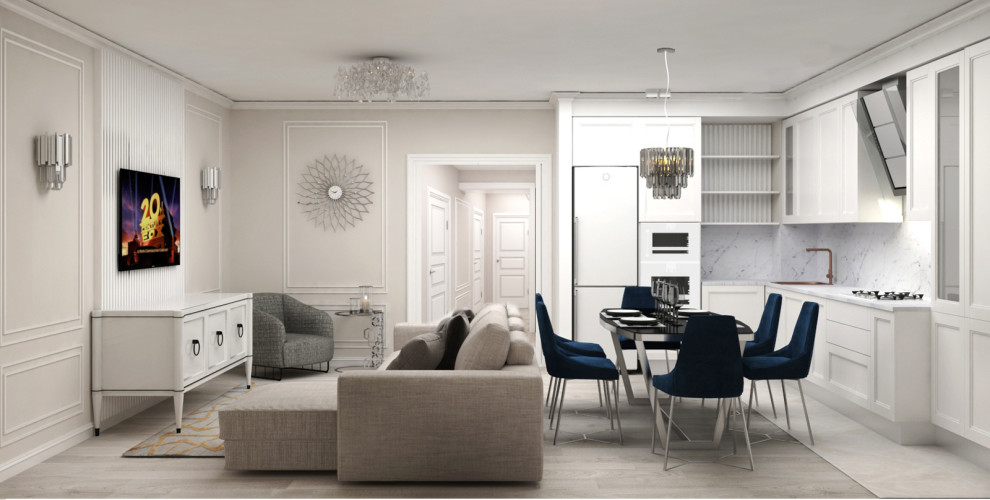 Гостиная-кухня