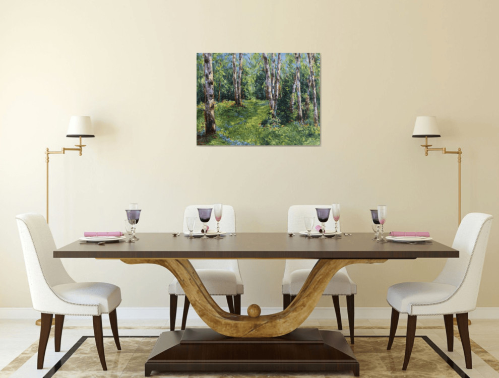 Работы художницы Дианы Маливани - Столовая - Дизайн интерьера (1)