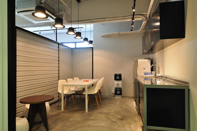 A Cool Raw Office Design Modern Home Office Hong Kong By