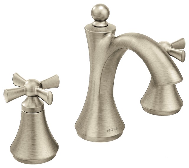 Moen Wynford 2-Handle High Arc Bathroom Faucet - Transitional