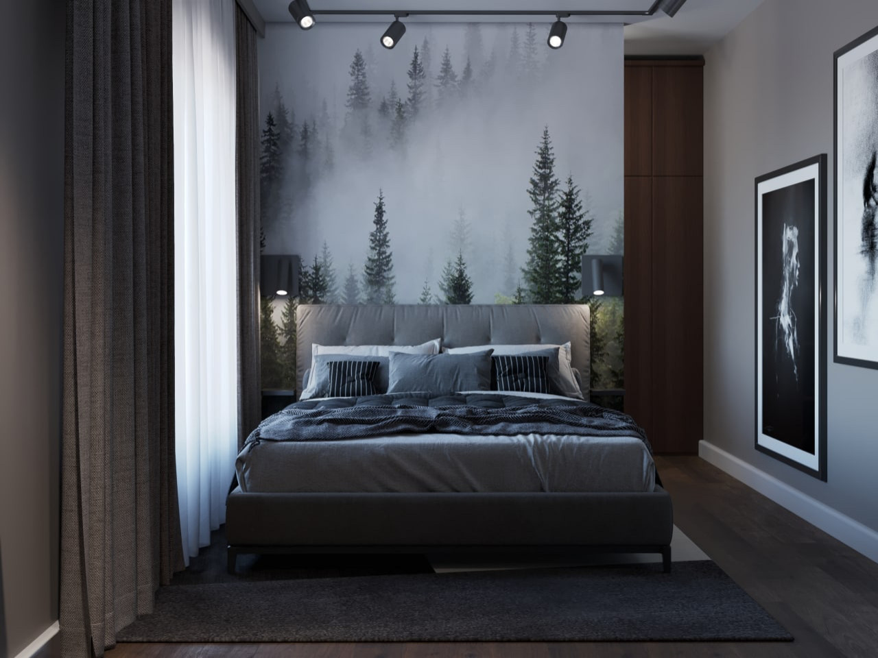 Таинственный лес, спальня