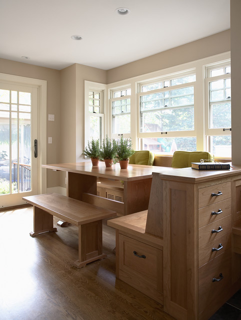 Spanish Revival Addition & Remodel - Breakfast Nook - Traditional ...