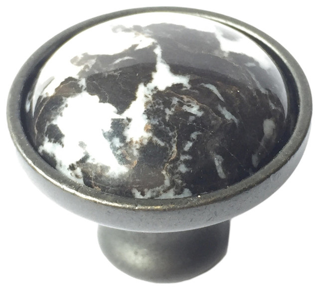 Zebra Jasper Stone Knob Traditional Cabinet And Drawer Knobs