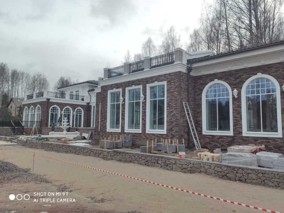 Дом в классическом стиле. Клинкерная плитка.