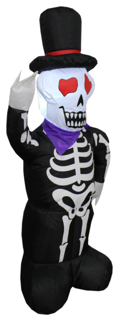 Skeleton Outdoor Halloween Inflatable Lawn Decor