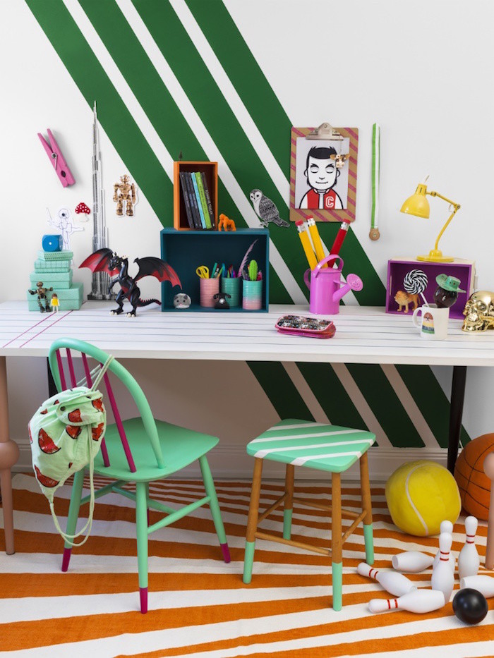 Inspiration for an eclectic kids' room in Stockholm.