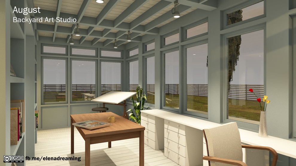 Backyard Art Studio AUGUST