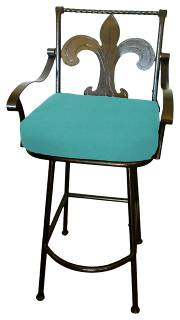 Fleur De Lis Grande Swivel Bar Stool Contemporary Stools And Fleur De Lis Grande Swivel Bar Stool Aruba 24 Counter Height
