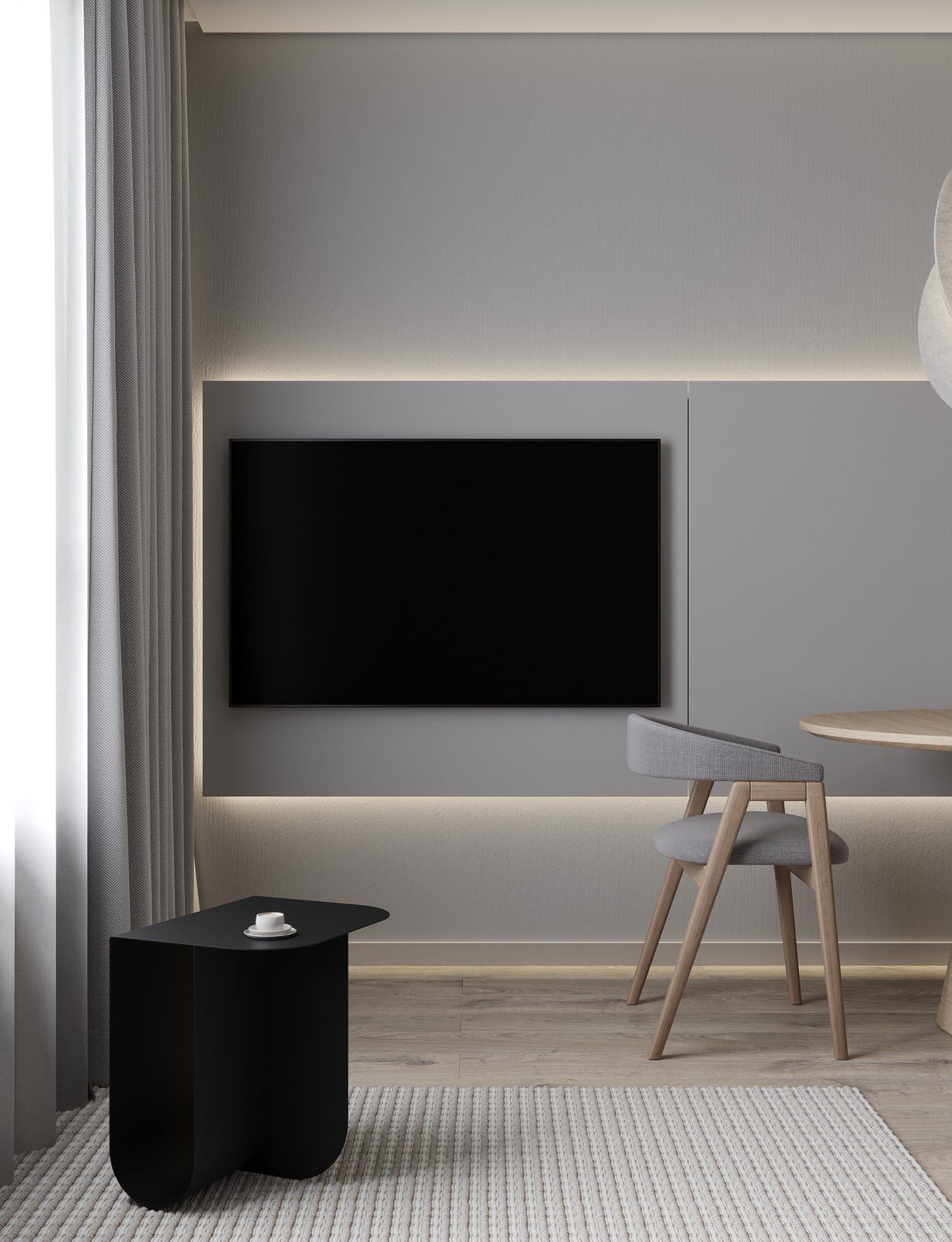 Проект квартиры для молодой семьи в Екатеринбурге.