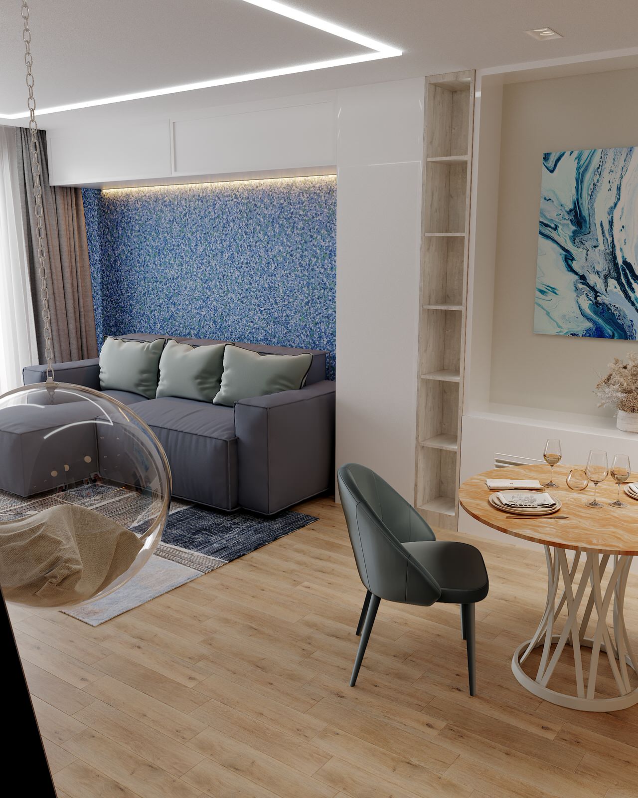 Квартира для романтичной девушки