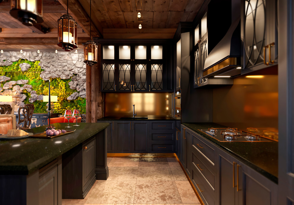 Проект интерьера в Деревянном доме в Подмосковье