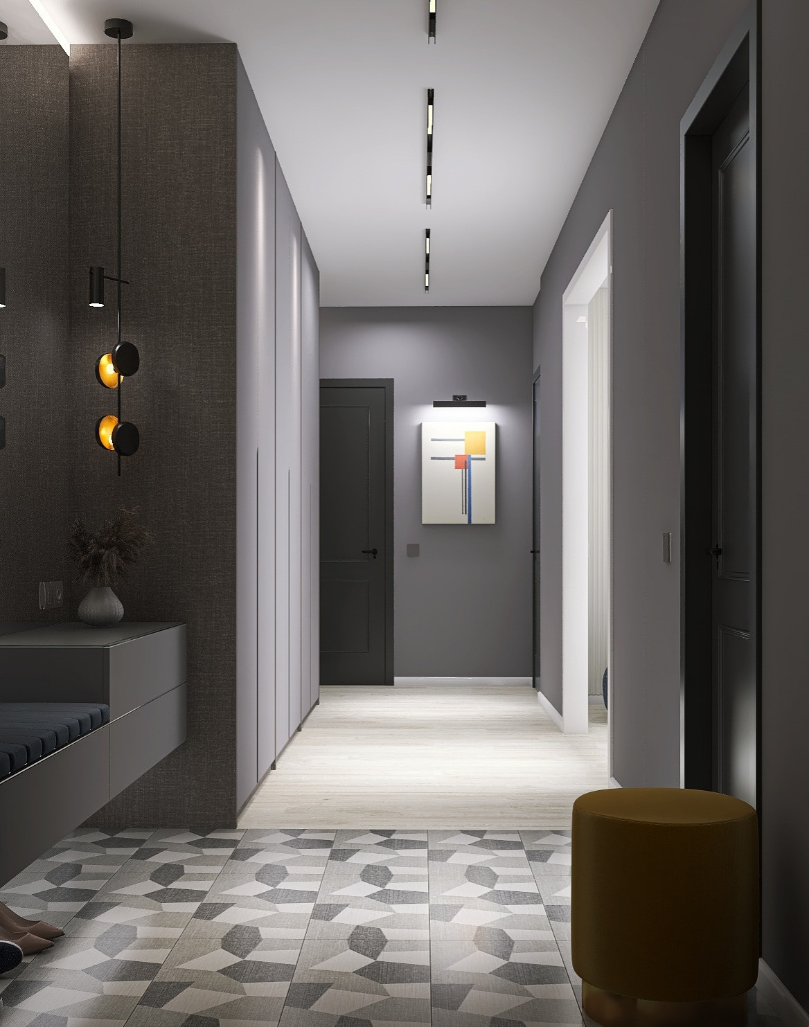 Трехкомнатная квартира в современном стиле