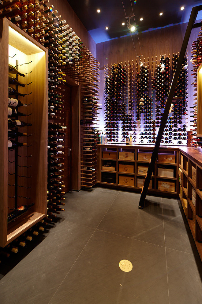 Contemporary Custom Wine Cellar (3000 bottles) Contemporary Wine
