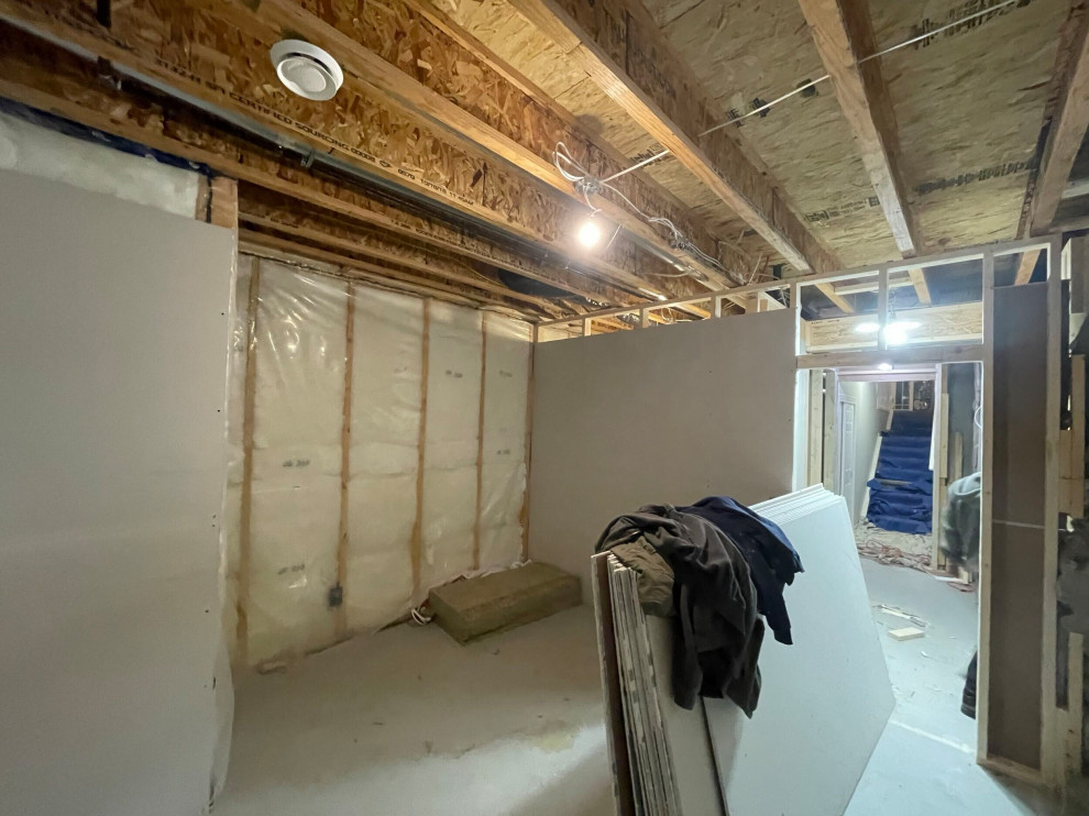 Basement Drywall, Painting, HVAC, Plumbing