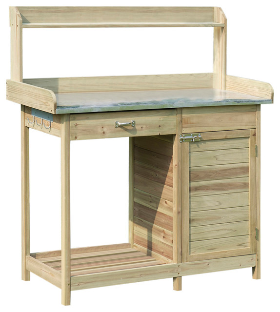 Potting Bench With Contemporary Potting Benches by