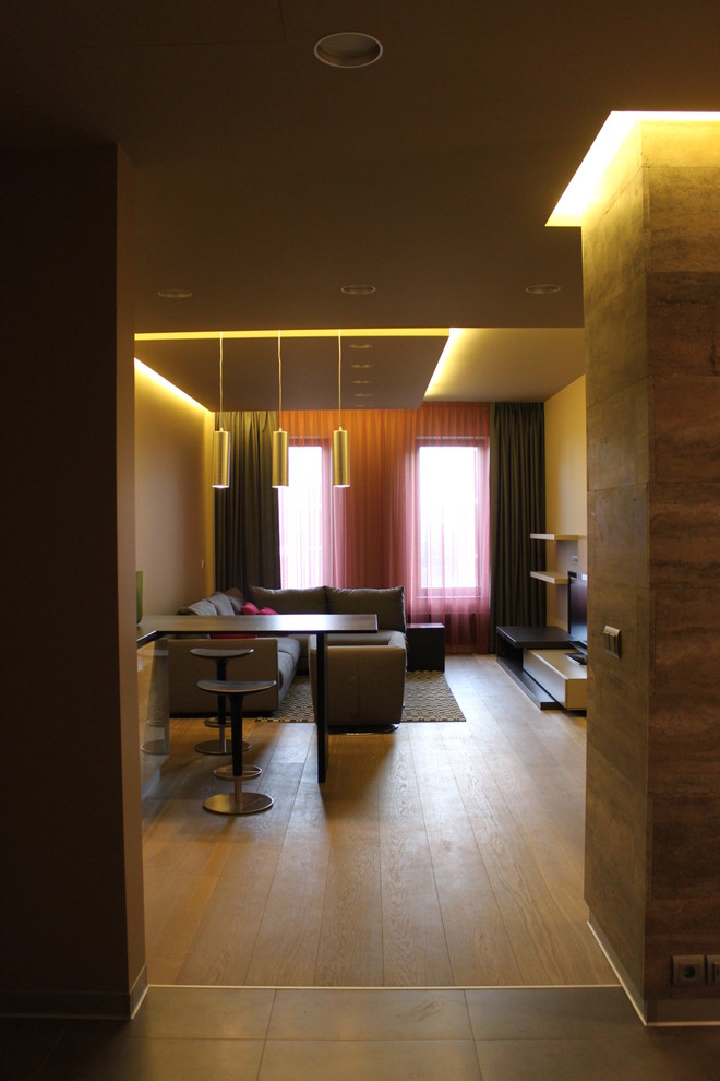 Интерьер небольшой квартиры на Озерковской набережной