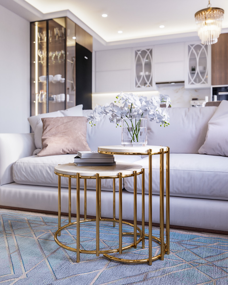 проект family_house / кухня-гостиная