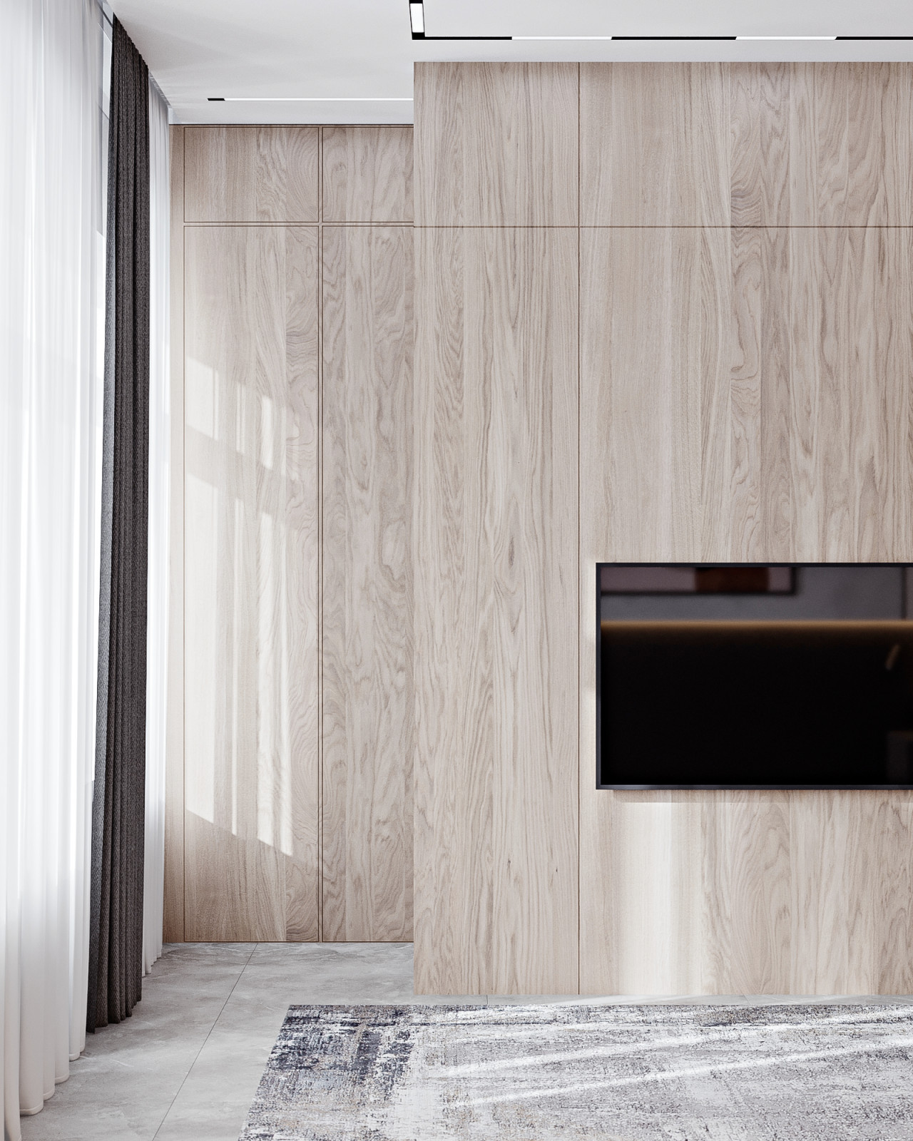 КП Первозванный 1,  спальня (вариант 2)