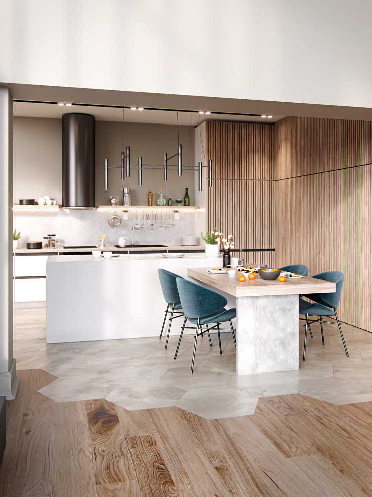 Кухня, минимализм, 2019